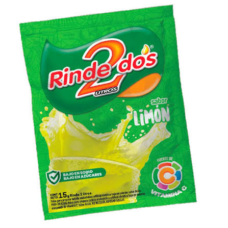 JUGO RINDE DOS  21 GRS LIMON   2